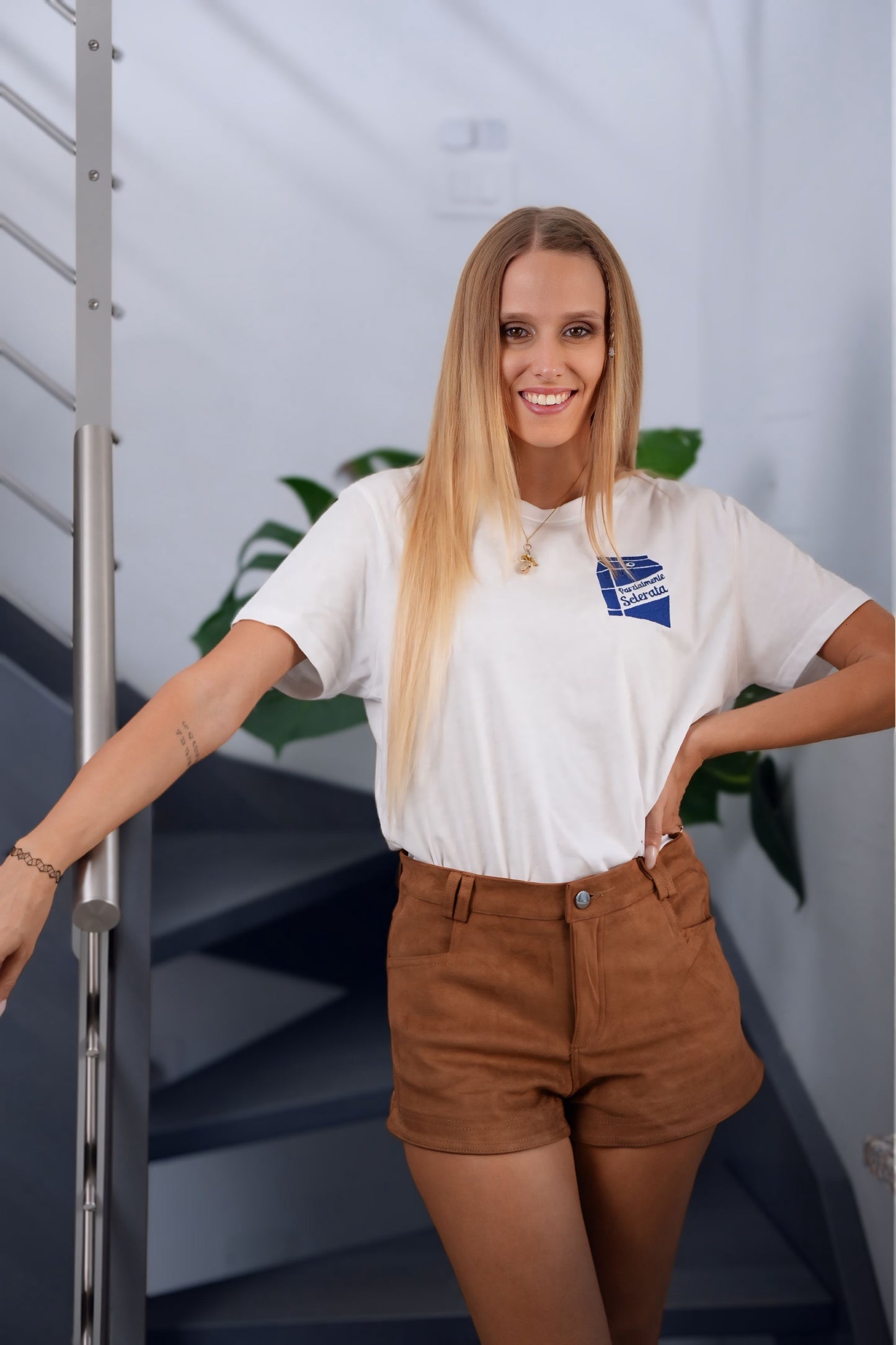 T-shirt Parzialmente Sclerata