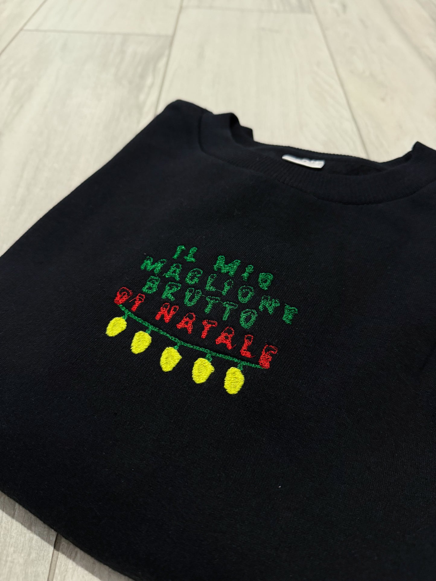 Felpa il Mio Maglione Brutto di Natale